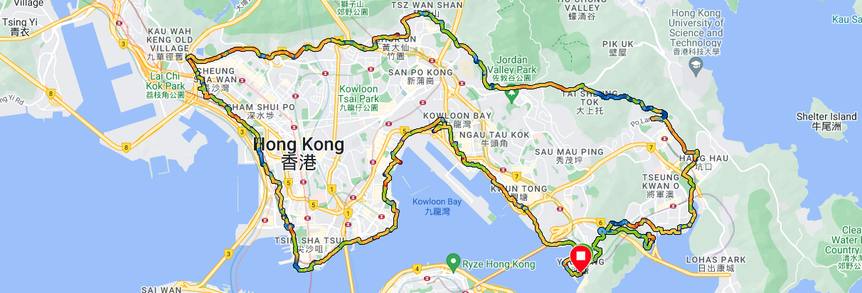 慢跑九龍一圈 | 本地 | 旅遊 露營 跑山 跑步 運動 水上活動 | Hidy Chan | hidychan.com
