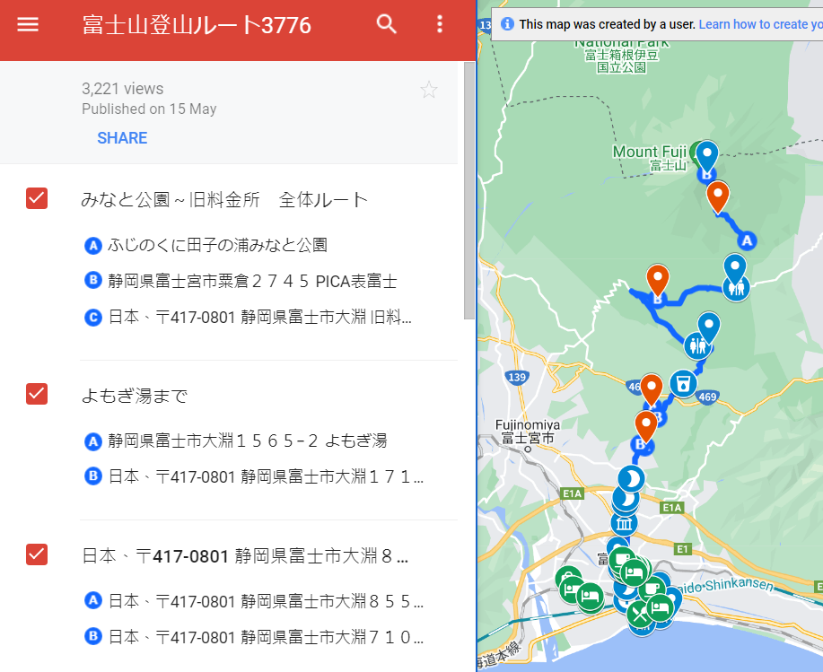 裝備及登山時間 | 富士山3776+電單車遊 | 旅遊 露營 跑山 跑步 運動 水上活動 | Hidy Chan | hidychan.com