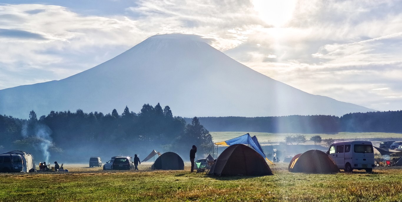 朝霧高原 (露營) | 六條蛋散富士山自駕遊 | 旅遊 露營 跑山 跑步 運動 水上活動 | Hidy Chan | hidychan.com
