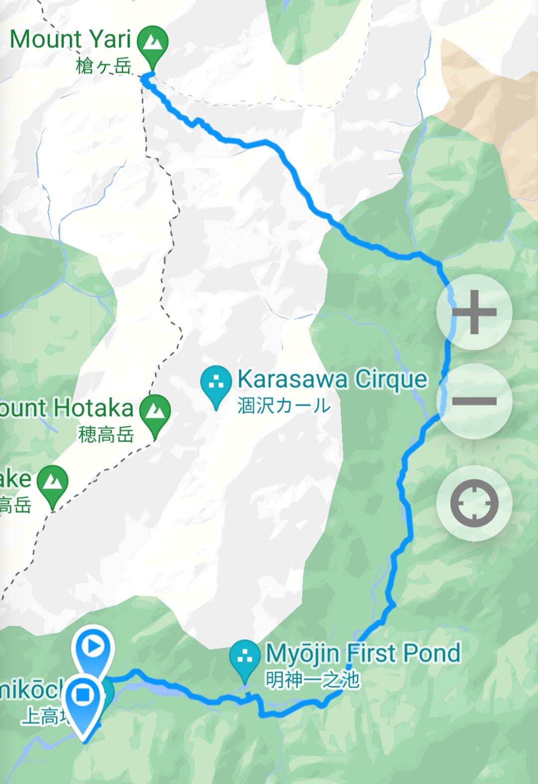 D3: 橫尾山莊>上高地 | 槍ヶ岳 • 名古屋 • 伊勢 • 志摩 | 旅遊 露營 跑山 跑步 運動 水上活動 | Hidy Chan | hidychan.com